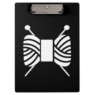 Nadeln und Garne Skein {Dark} Klemmbrett