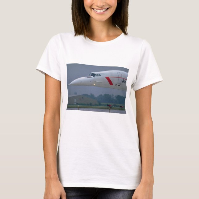 Nadelnase von British Airways Concorde T-Shirt (Vorderseite)