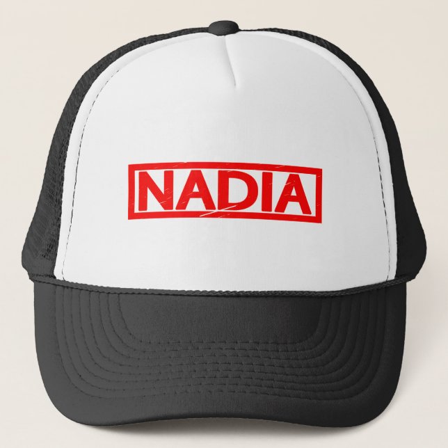 Nadia Briefmarke Truckerkappe (Vorderseite)