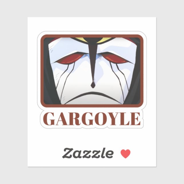 Nadia das Geheimnis des blauen Wassers - Gargoyle Aufkleber (Blatt)