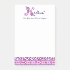 Nadine personalisiert N Name bedeutet Post Notizen