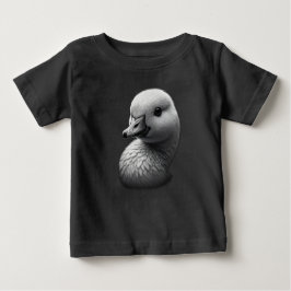 Nadine the Goose Baby Tee - Baby Gosling Portrait