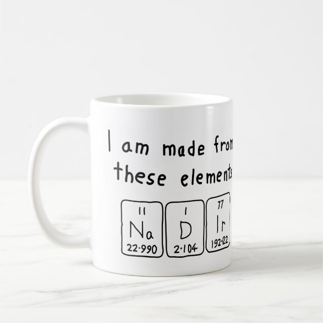 Nadir Periodenname Tasse (Links)