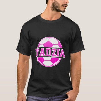 Nadzia Name Girls Soccer Fußballsport Fan T-Shirt