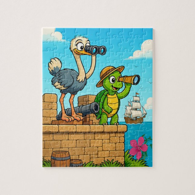 Nae Nae &nLulu Adventures Explore a Fort Puzzle (Vertikal)