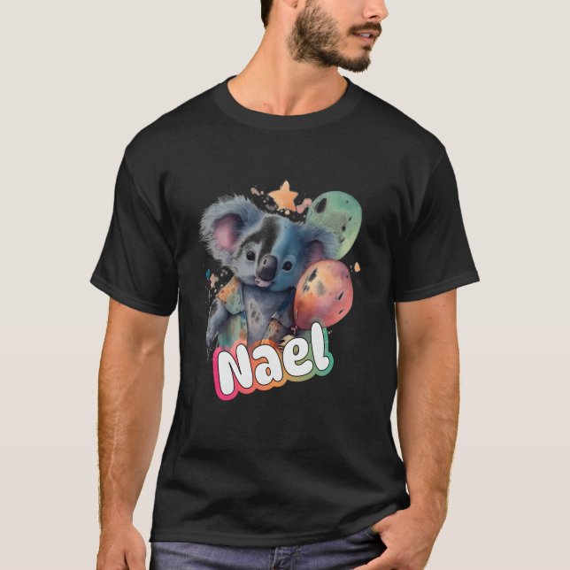 Nael - Niedlicher Name des Jungen mit Niedlichem K T-Shirt (Vorderseite)