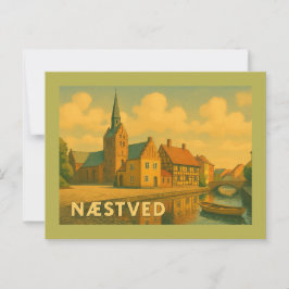 Næstved Dänemark Kirche Postkarte