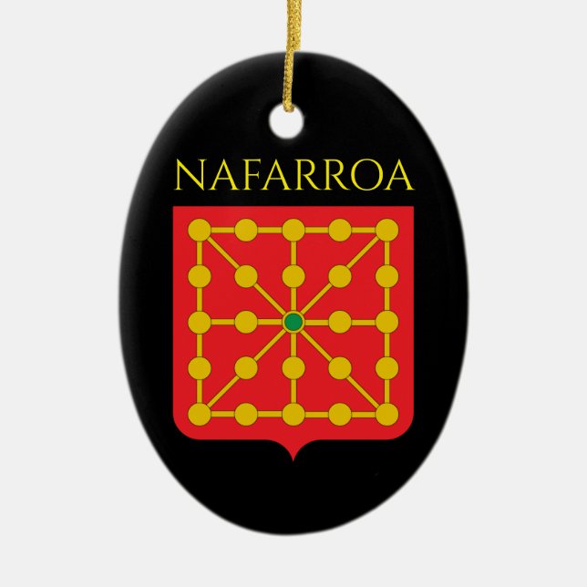 Nafarroa Keramik Ornament (Vorne)