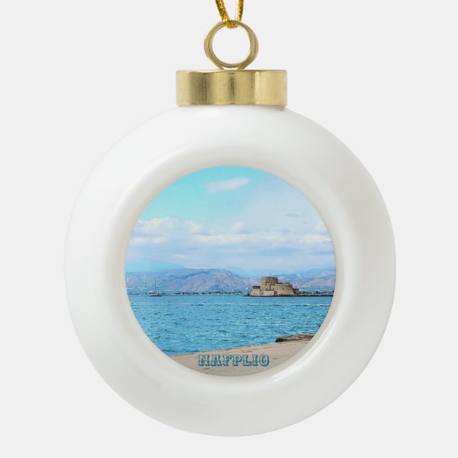Nafplio Souvenir Christmas Ornament (Vorderseite)