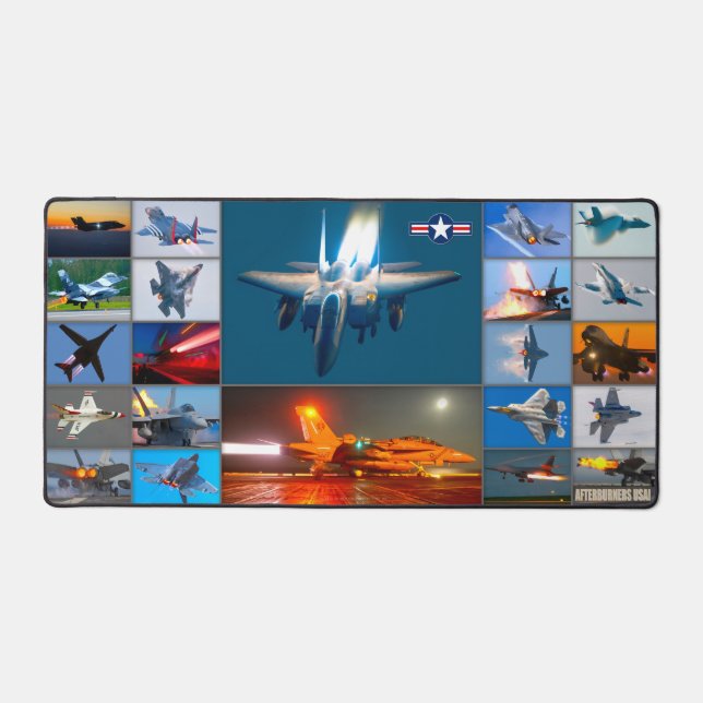 NAFTERBURNERS USA! MONTAGE SCHREIBTISCHUNTERLAGE (Vorderseite)