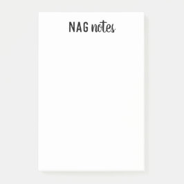 NAG-Nachhinweise Post-it Klebezettel