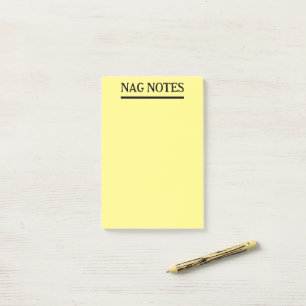 Nag Notes Funny Post-It Notes Klebezettel