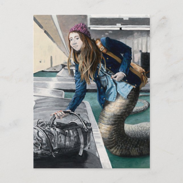 Naga Entdeckungsreise zur Fantasie im Weltall Post Postkarte (Vorderseite)