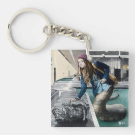 Naga Exploration World Travel Fantasy Schlüsselanh Schlüsselanhänger