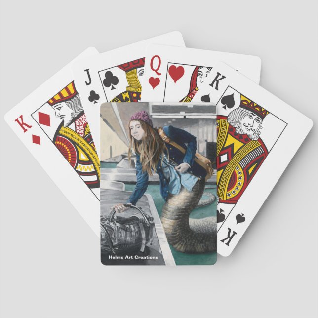 Naga Exploration World Travel Fantasy Spielkarten (Rückseite)