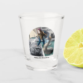 Naga Explorer World Travel Fantasy Art Shooting Gl Schnapsglas