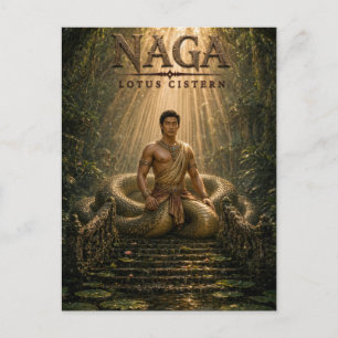 Naga Lotus Zisterne Dark Cinema Postkarte