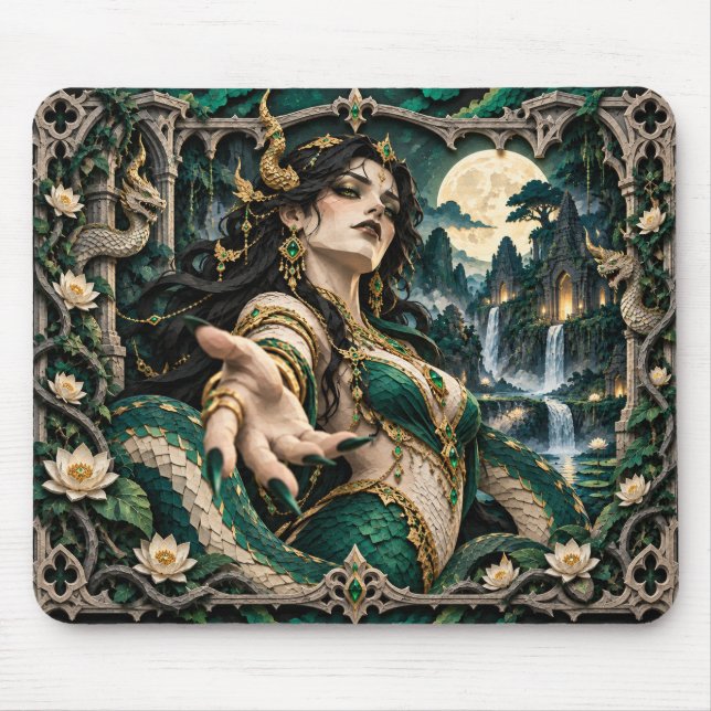 Naga, Paper Cut Monster Mousepad (Vorne)