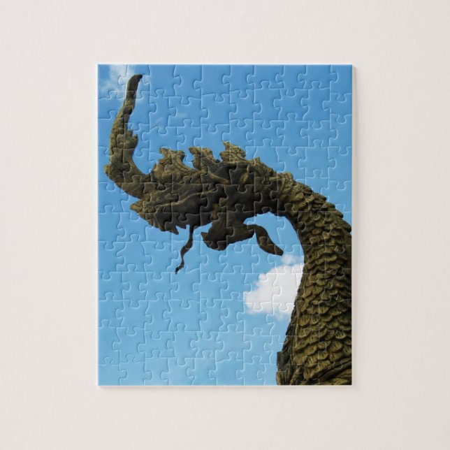 Naga ... Pha That Luang Stupa, Laos Puzzle (Vertikal)