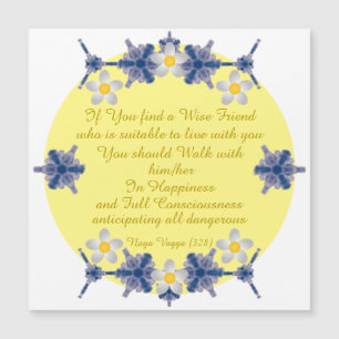 Naga Vagga (328) mit Lila & blau Muster & LYB Magnetkarte