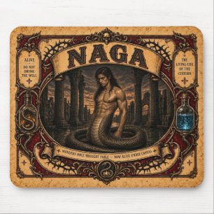 Naga, Vintage-Zirkus-Monster Mousepad