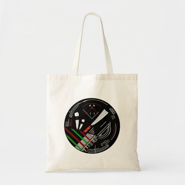 Nagaland Tribal Tote Bag Tragetasche (Vorne)