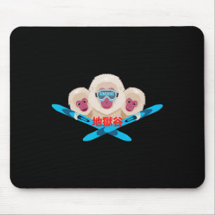 Nagano-Skifahrer Mousepad