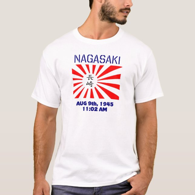 Nagasaki-aufgehende Sonne T-Shirt (Vorderseite)