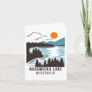 Nagawicka Lake Karte