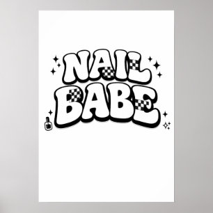 Nagel-Babe zum Ausdrucken, Digitaler Download Poster