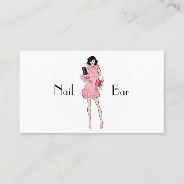 Nagel-Bar Visitenkarte (Vorderseite)