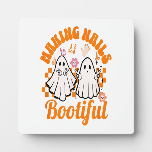 Nägel bootieren halloween fotoplatte (Vorderseite)