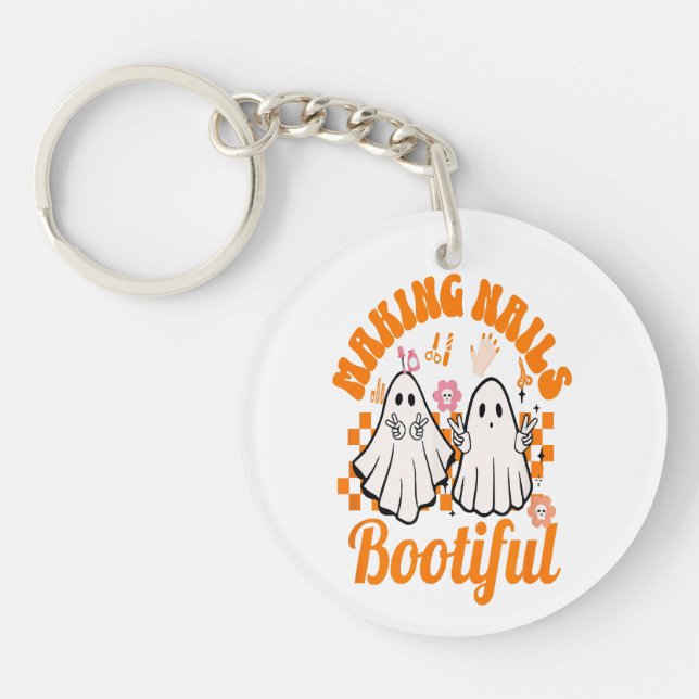 Nägel bootieren halloween schlüsselanhänger (Vorderseite)