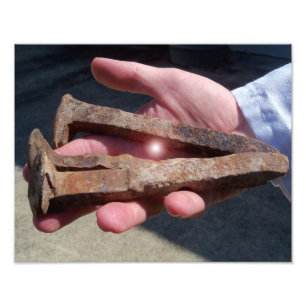 Nägel des gekreuzigten Christus Jesus Crucifixion Fotodruck