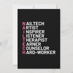 Nagel-Künstler-Inspiration Einladung