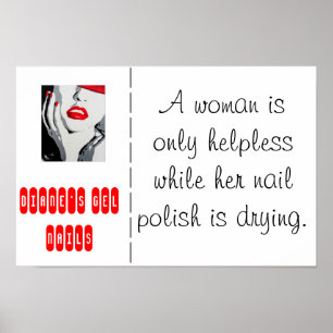 Nagel-Salon-Plakat Poster