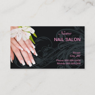 Nagel-Salon-Visitenkarte Terminkarte