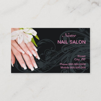 Nagel-Salon-Visitenkarte Terminkarte