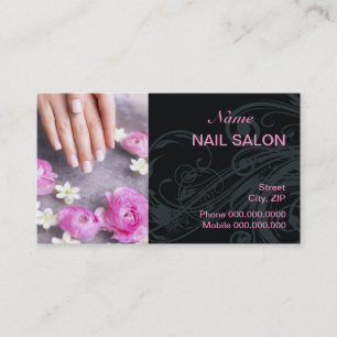 Nagel-Salon-Visitenkarte Terminkarte
