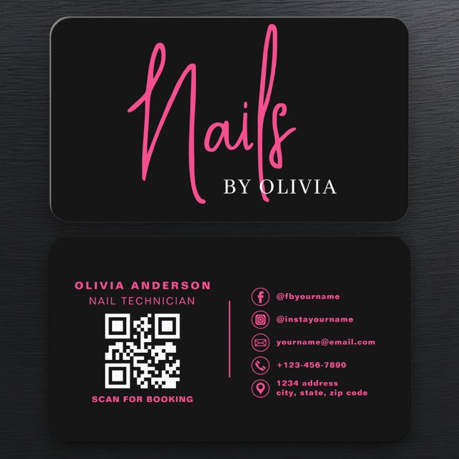 Nagel-Spezialist QR-Code Visitenkarte (Von Creator hochgeladen)