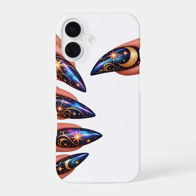 Nagel-Stil iPhone 16 Hülle (Rückseite)