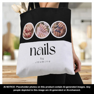 Nagel-Tech Schwarz-Weiß-3-Foto-Promotion