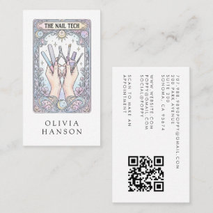 Nagel-Tech-Tarot-QR-Code-Karte Visitenkarte