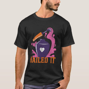 Nagel-Tech-Zitat Arbeitsuniform Nagellack Hingeris T-Shirt