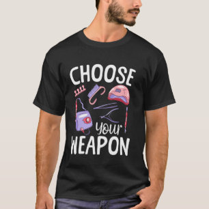 Nagel-Tech-Zitat Arbeitsuniform Nagellack Wähle De T-Shirt