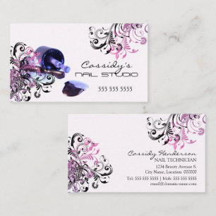 Nagel-Techniker-Schönheits-Salon Visitenkarte
