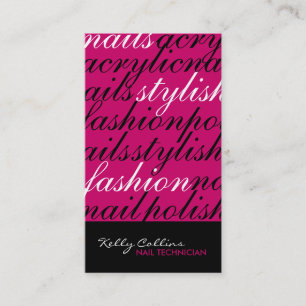 Nagel-Techniker-Visitenkarten Visitenkarte