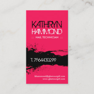 Nagel-Techniker-Visitenkarten Visitenkarte