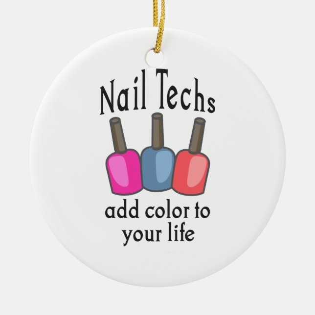 NAGEL-TECHNOLOGIEN ADDIEREN FARBE KERAMIKORNAMENT (Vorne)