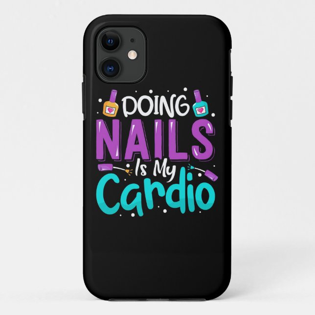 Nägel zu machen ist mein Cardio Case-Mate iPhone Hülle (Rückseite)